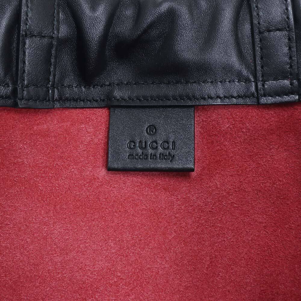 Gucci Sherry Drawstring Backpack Daypack Calfskin… - image 8